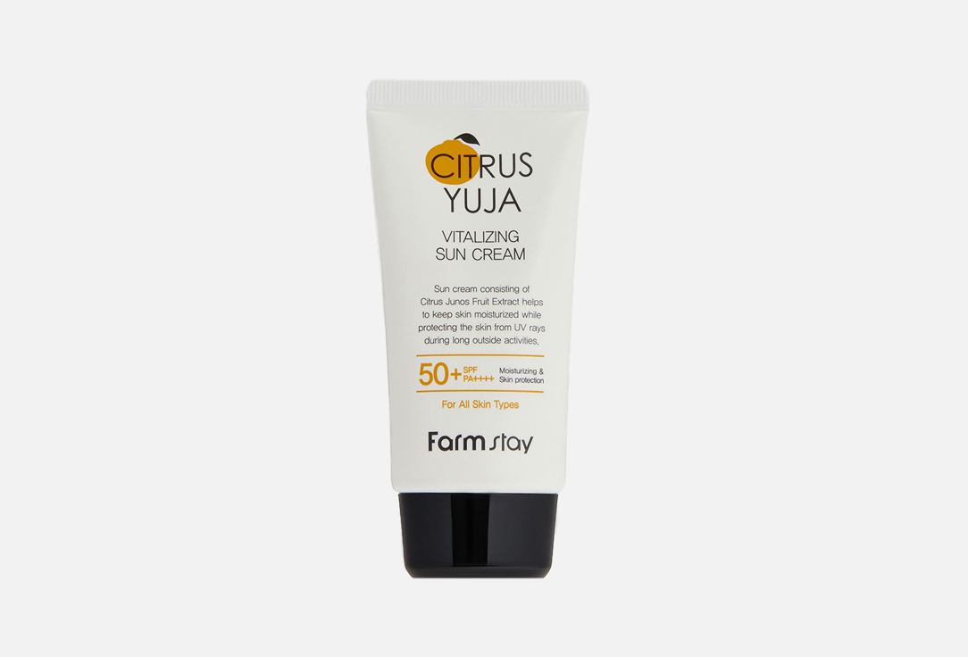 Солнцезащитный крем для лица FARM STAY, Citrus Yuja SPF 50+ PA++++ 70 г
Солнцезащитный крем для лица FARM STAY, Citrus Yuja SPF 50+ PA++++ 70 г