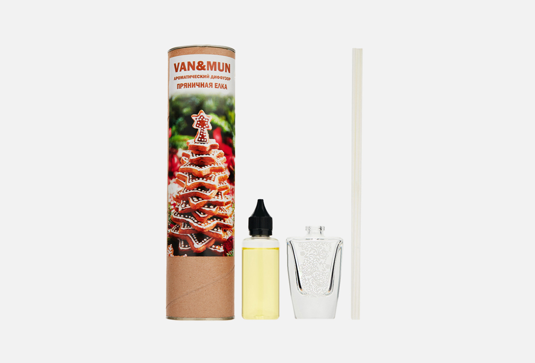 Ароматический диффузор VAN&MUN, Gingerbread tree 45 мл
Ароматический диффузор VAN&MUN, Gingerbread tree 45 мл