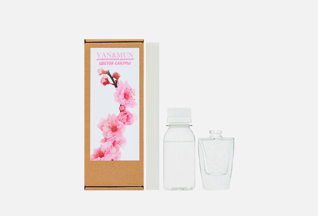 Ароматический диффузор VAN&MUN, Cherry blossom 45 мл
Ароматический диффузор VAN&MUN, Cherry blossom 45 мл