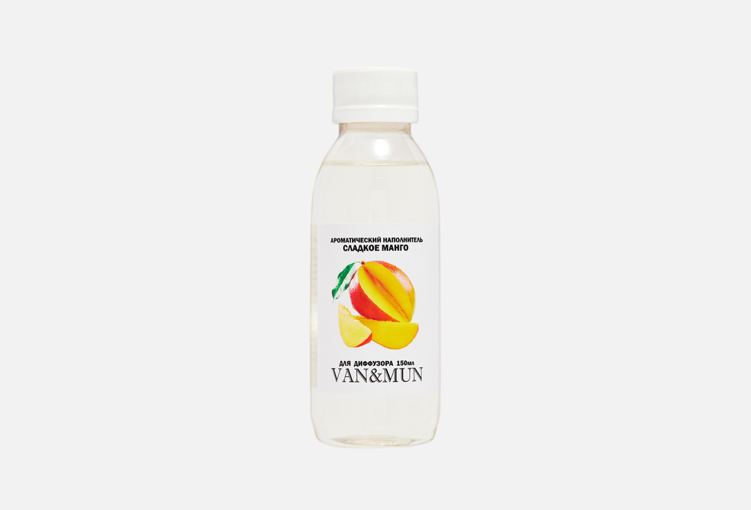 Ароматический наполнитель для диффузора VAN&MUN, Sweet mango 150 мл
Ароматический наполнитель для диффузора VAN&MUN, Sweet mango 150 мл