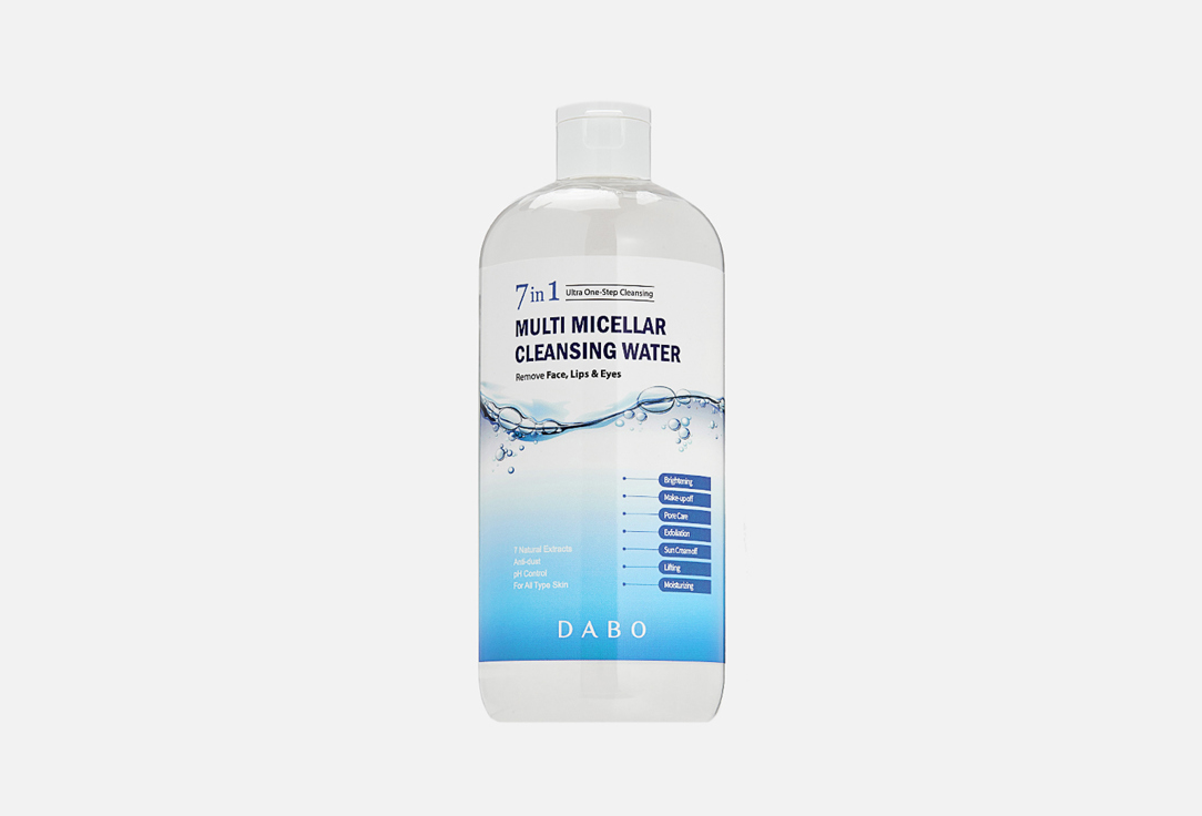 Мицеллярная вода для лица DABO, Multi Micellar 500 мл
Мицеллярная вода для лица DABO, Multi Micellar 500 мл
