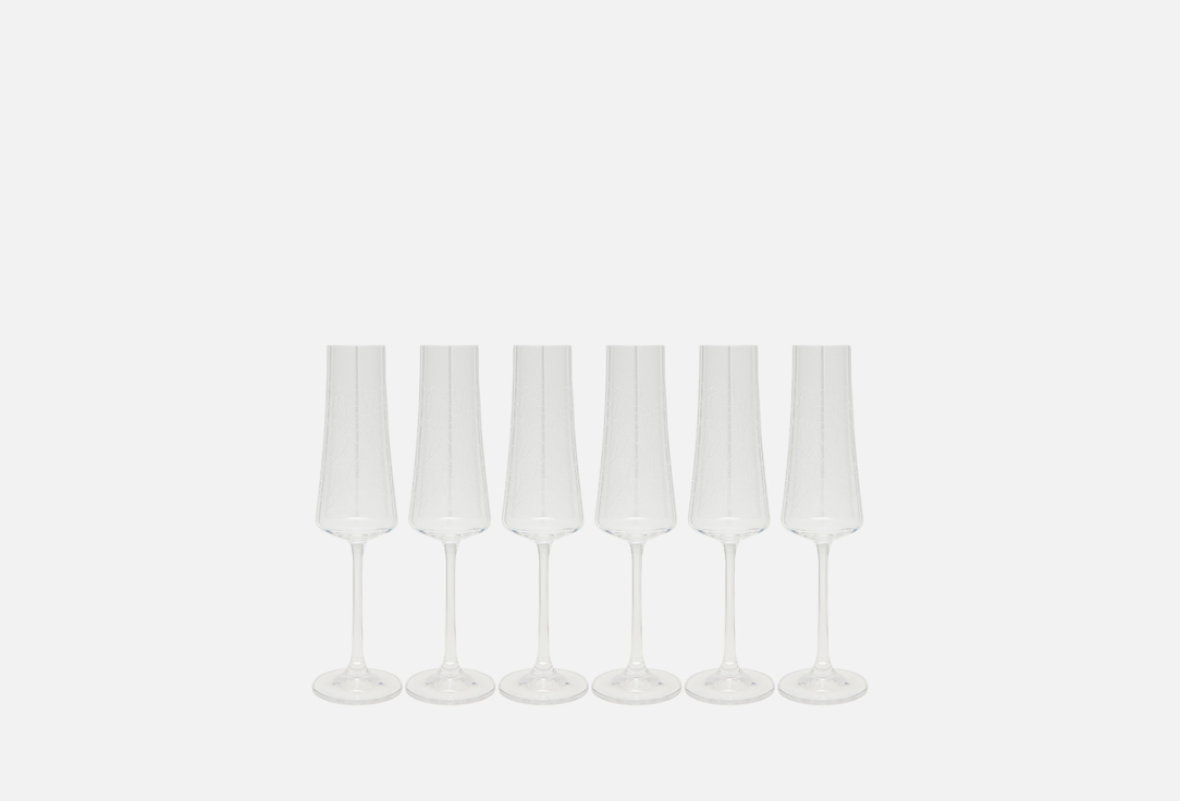 Бокалы для шампанского 210 мл CRYSTALEX, Прозрачный, Xtra 6 шт
Бокалы для шампанского 210 мл CRYSTALEX, Прозрачный, Xtra 6 шт