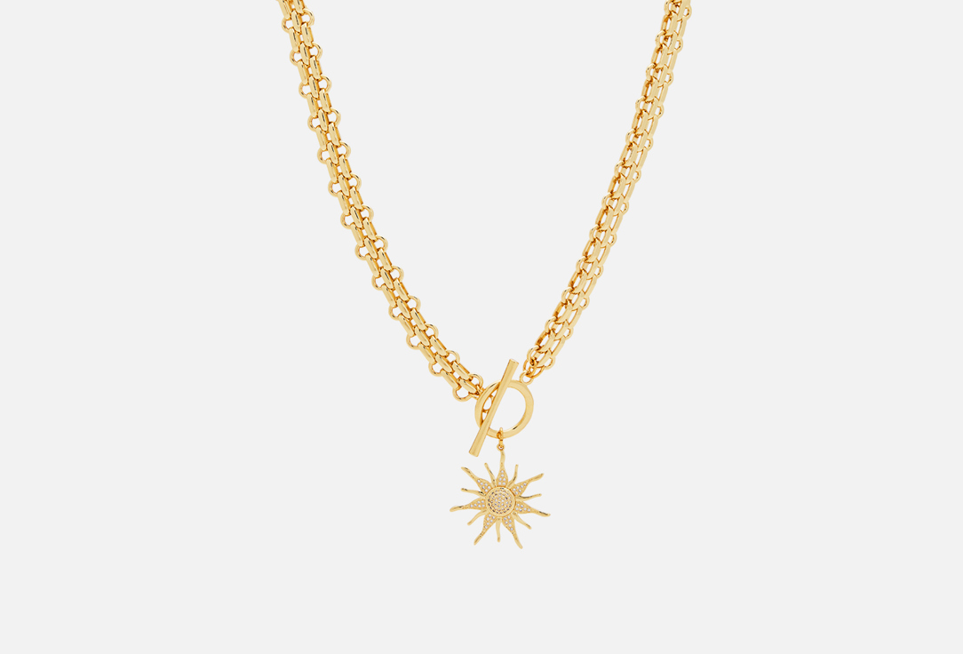 Цепь широкая ATTRIBUTE SHOP, С солнцем золотистая 1 шт
Цепь широкая ATTRIBUTE SHOP, С солнцем золотистая 1 шт