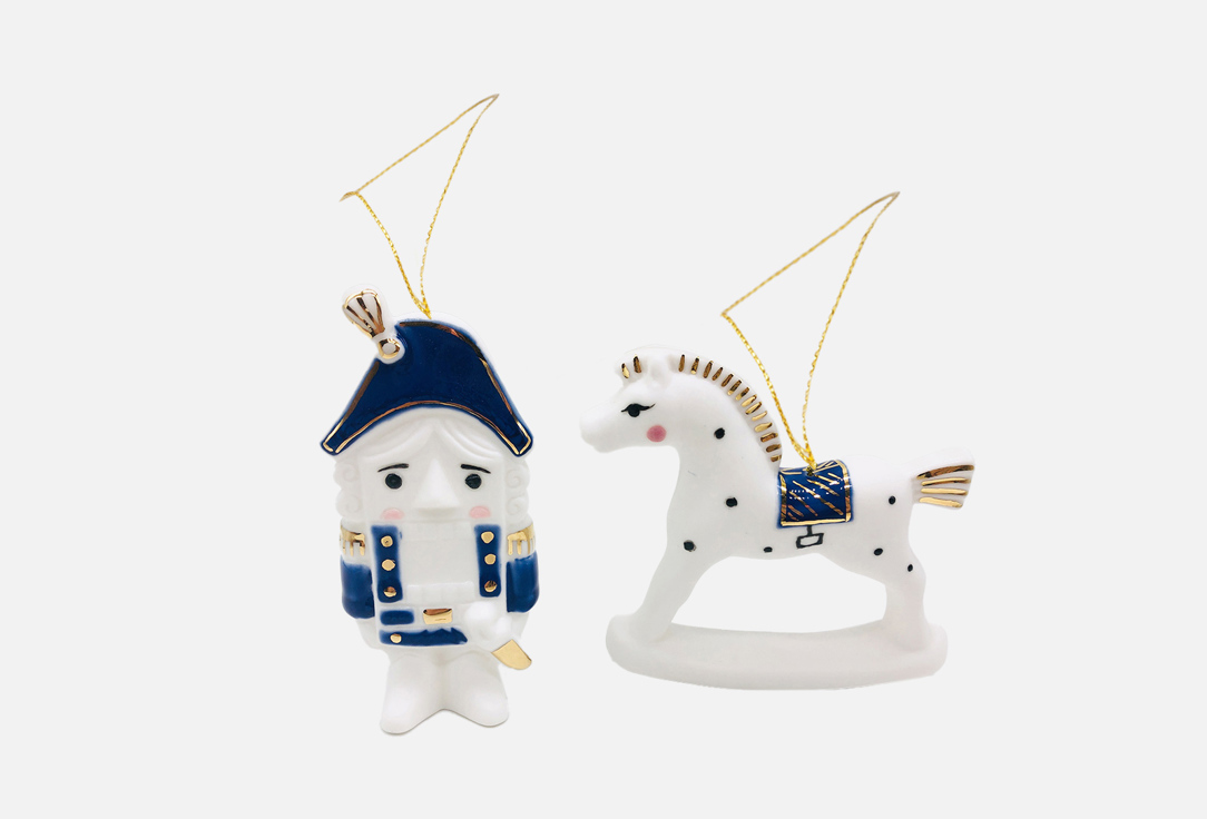 Набор из двух елочных игрушек MIRACLEPOT, Синий, Щелкунчик Щелкунчик и Лошадка цвет синий 1 шт
Набор из двух елочных игрушек MIRACLEPOT, Синий, Щелкунчик Щелкунчик и Лошадка цвет синий 1 шт