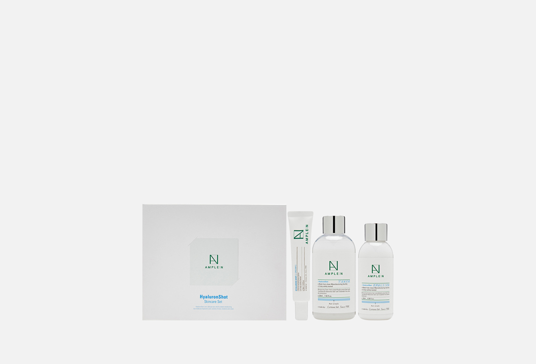 Набор для ухода за кожей лица AMPLE:N, Hyaluronic Set 3 шт
Набор для ухода за кожей лица AMPLE:N, Hyaluronic Set 3 шт