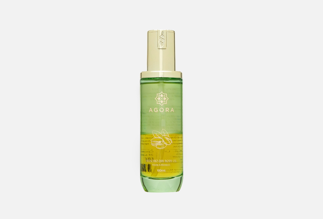 Масло фисташки для тела AGORA, Pistachio dry body oil 100 мл
Масло фисташки для тела AGORA, Pistachio dry body oil 100 мл