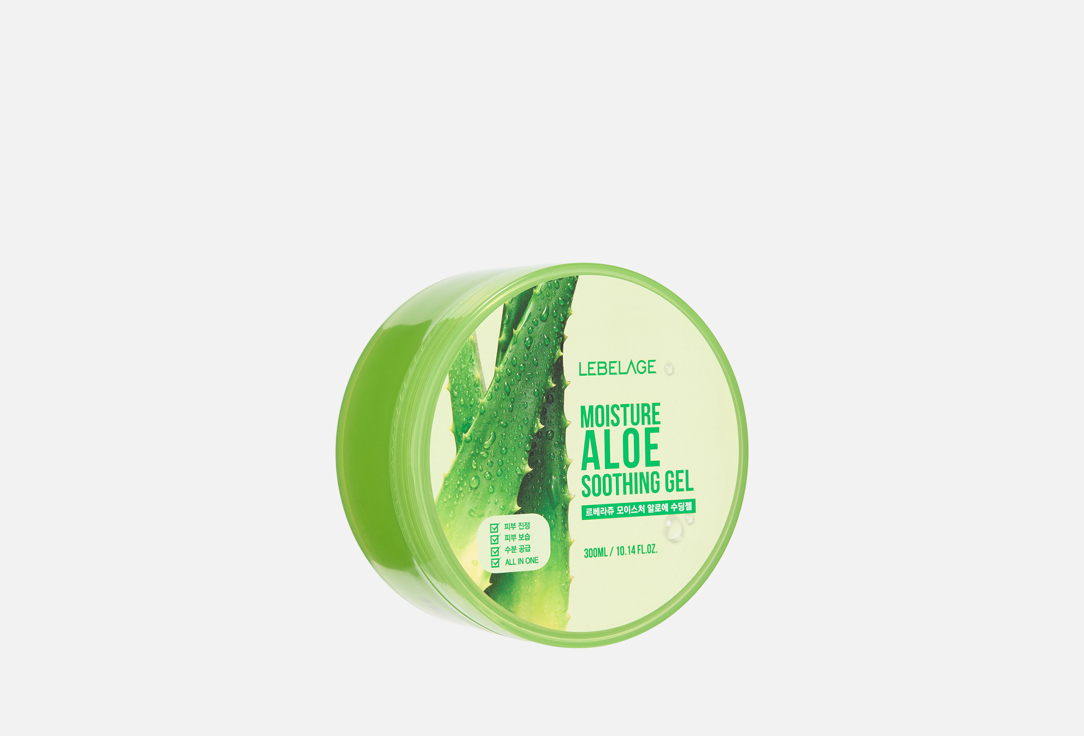 Увлажняющий успокаивающий гель для лица и тела LEBELAGE, Moisture Aloe Purity 100% 300 мл
Увлажняющий успокаивающий гель для лица и тела LEBELAGE, Moisture Aloe Purity 100% 300 мл