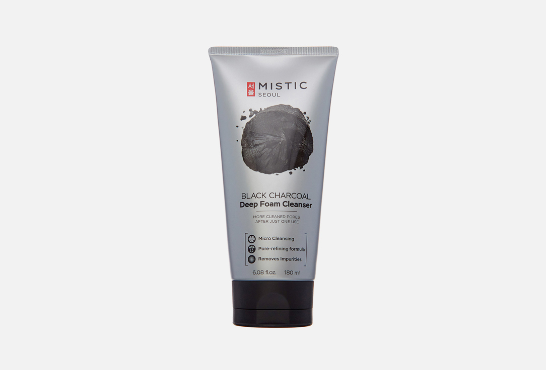 Пенка для умывания MISTIC, Black charcoal 180 мл
Пенка для умывания MISTIC, Black charcoal 180 мл