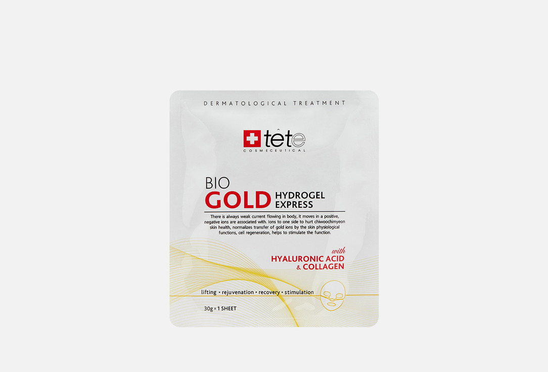 маска для лица TETE COSMECEUTICAL, Gold Hydrogel Mask 1 шт
маска для лица TETE COSMECEUTICAL, Gold Hydrogel Mask 1 шт