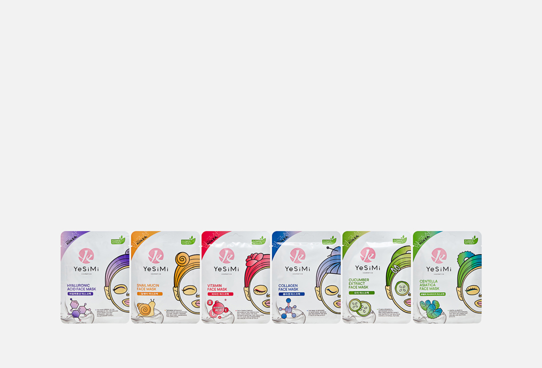 тканевые Маски для лица YESIMI, Face Mascs 24 шт
тканевые Маски для лица YESIMI, Face Mascs 24 шт