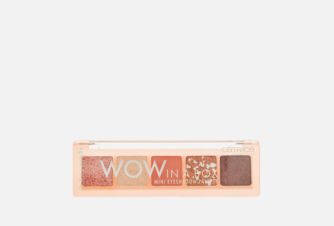 Палетка теней для век CATRICE, Бежевый, Wow in a box mini eyeshadow palette 4 г
Палетка теней для век CATRICE, Бежевый, Wow in a box mini eyeshadow palette 4 г