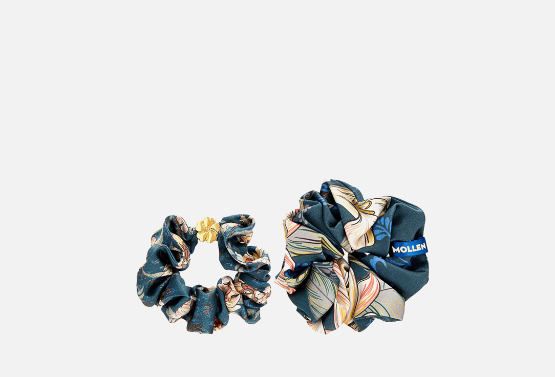 Комплект шелковых резинок для волос MOLLEN, Лазоревый цветок, темно-бирюзовый 2 шт
Комплект шелковых резинок для волос MOLLEN, Лазоревый цветок, темно-бирюзовый 2 шт