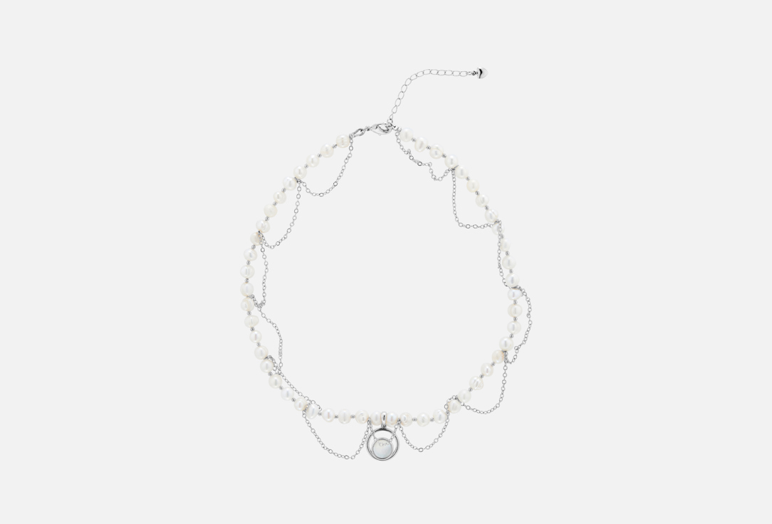 Колье фантазийное 19.STONE, Natural pearl necklace with chains and round pendant 1 шт
Колье фантазийное 19.STONE, Natural pearl necklace with chains and round pendant 1 шт