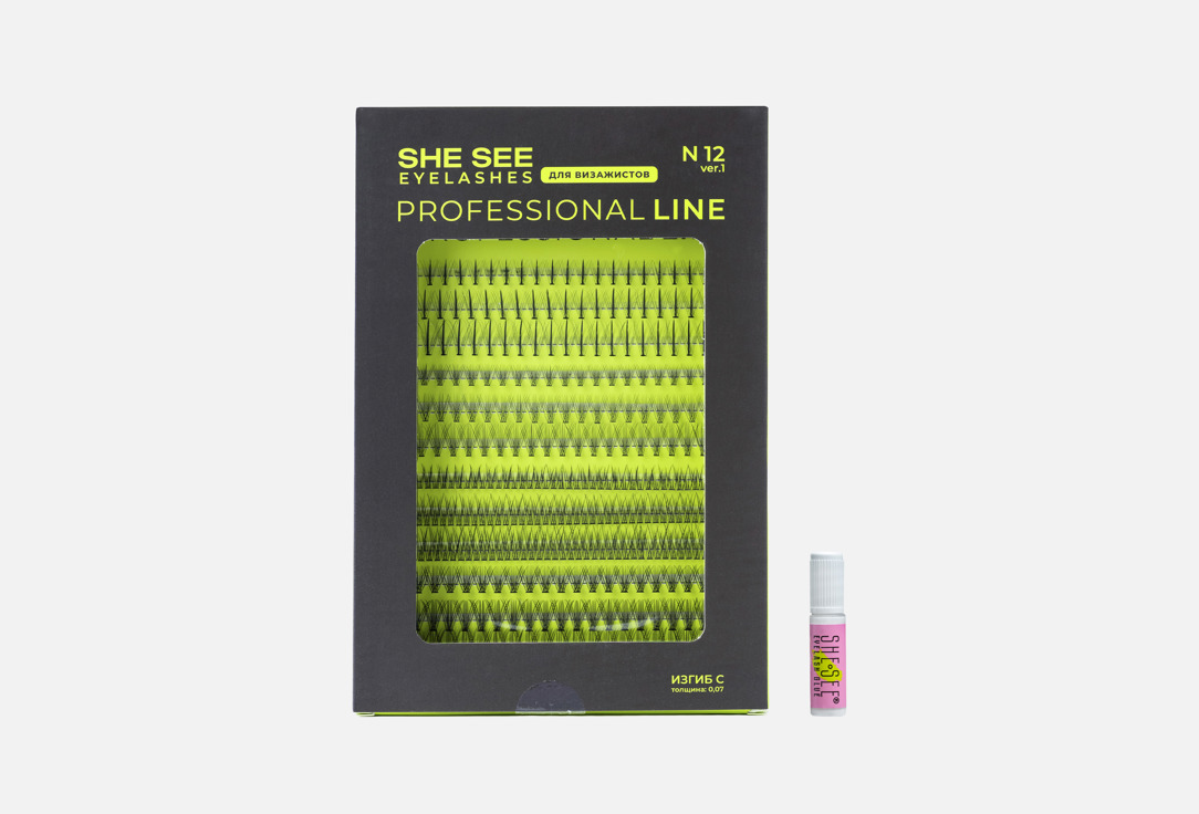 Накладные ресницы пучки SHE SEE, Черный, Universal
Накладные ресницы пучки SHE SEE, Черный, Universal