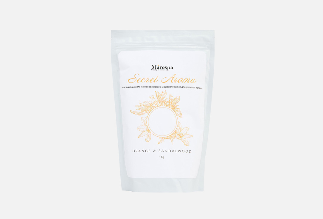 Магниевая соль для ванн MARESPA, ORANGE & SANDALWOOD 1 кг
Магниевая соль для ванн MARESPA, ORANGE & SANDALWOOD 1 кг