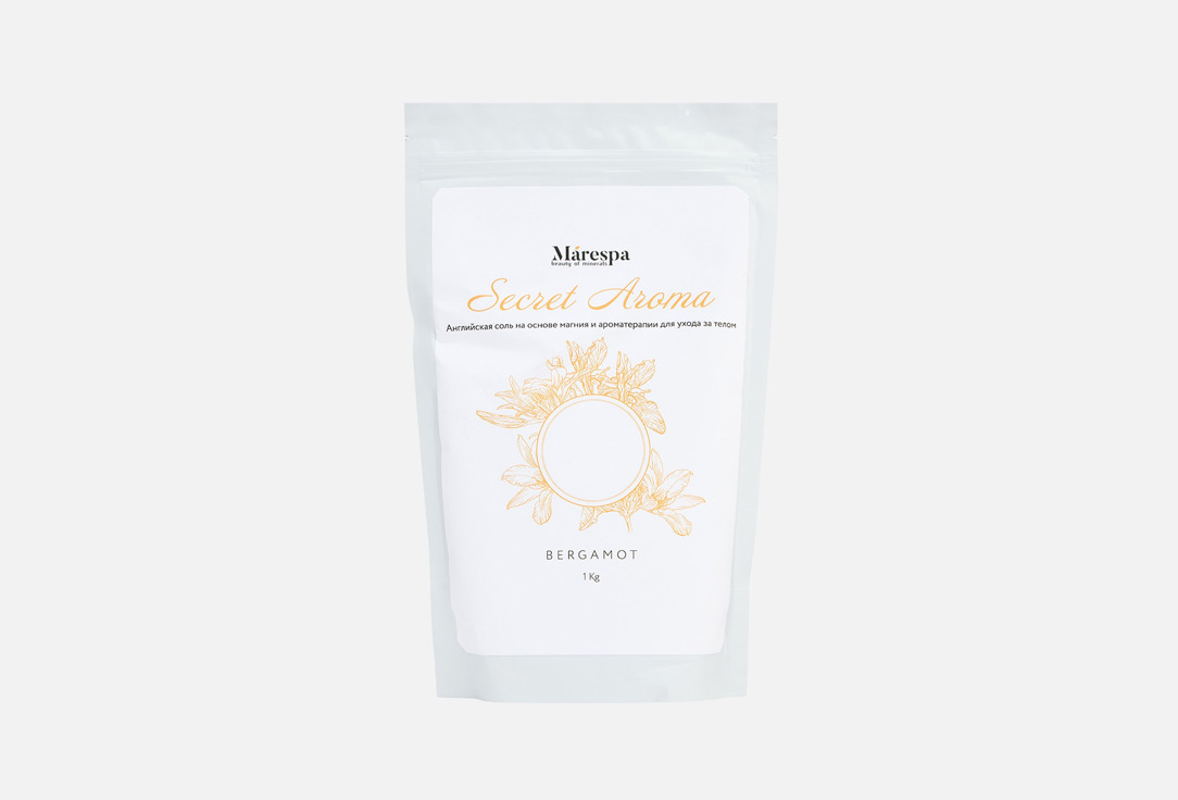 Магниевая соль для ванн MARESPA, BERGAMOT 1 кг
Магниевая соль для ванн MARESPA, BERGAMOT 1 кг