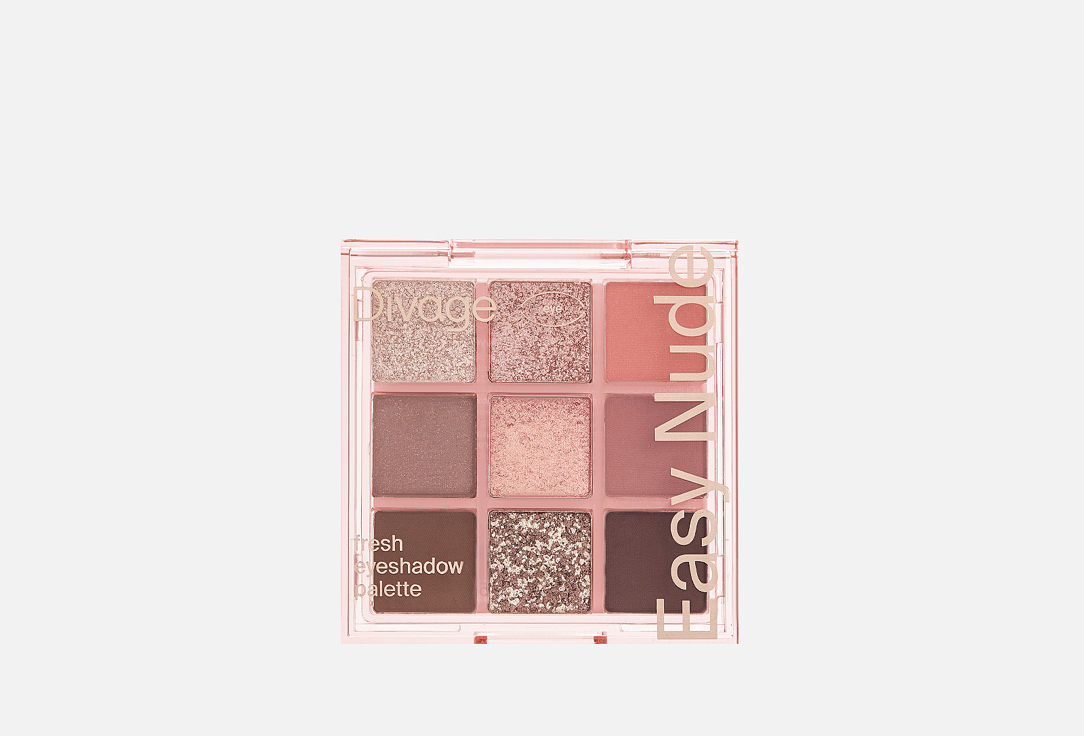 Divage Палетка теней для век Eyeshadow Palette Easy Nude Fresh 9 г
