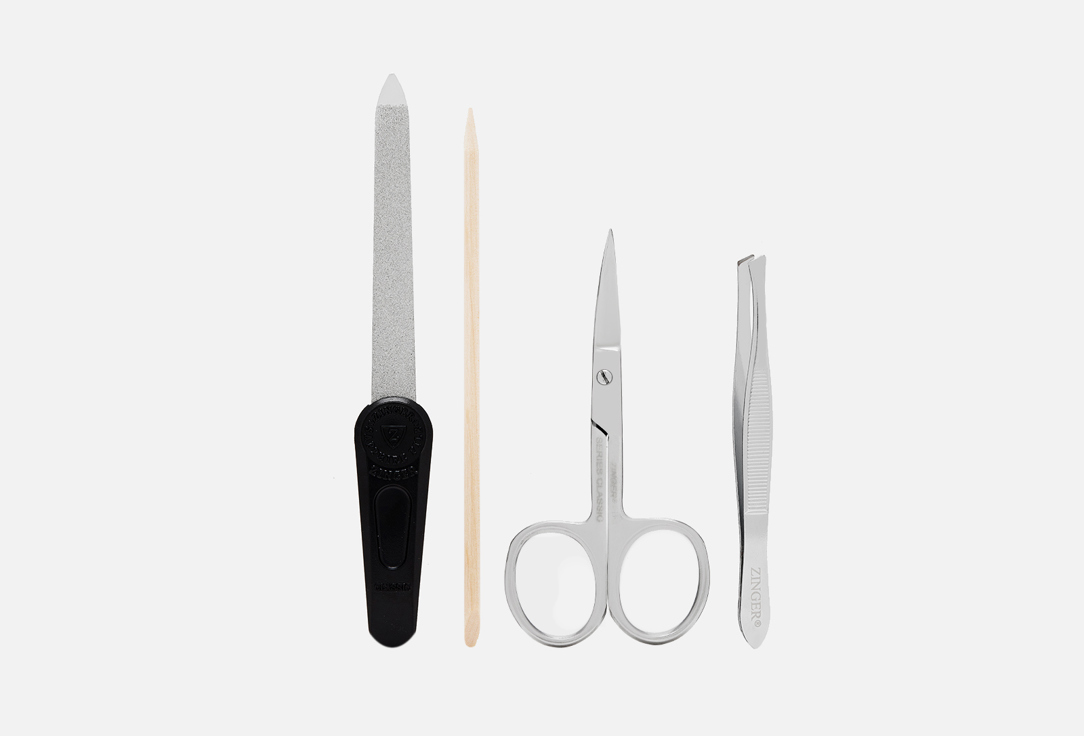 Комплект инструментов для маникюра ZINGER, SIS-73 4 шт
Комплект инструментов для маникюра ZINGER, SIS-73 4 шт