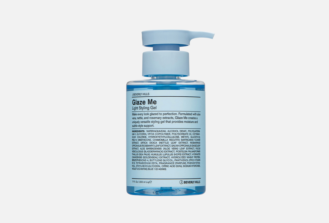 Гель для волос легкой фиксации J BEVERLY HILLS, Glaze Me 200 мл
Гель для волос легкой фиксации J BEVERLY HILLS, Glaze Me 200 мл