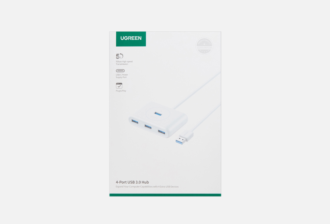 USB-концентратор UGREEN, USB 3.0 x 4. 1 m 1 шт
USB-концентратор UGREEN, USB 3.0 x 4. 1 m 1 шт