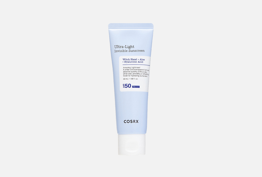 солнцезащитный крем для лица SPF50 COSRX, Ultra-Light Invisible Sunscreen 50 мл
солнцезащитный крем для лица SPF50 COSRX, Ultra-Light Invisible Sunscreen 50 мл