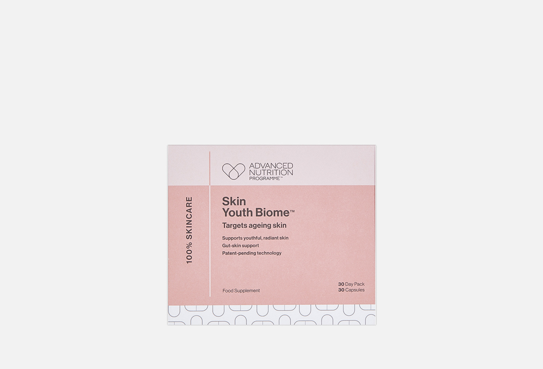 БАД для здоровья, красоты и молдости кожи ADVANCED NUTRITION PROGRAMME, Skin Youth Biome Витамин С в капсулах 30 шт
БАД для здоровья, красоты и молдости кожи ADVANCED NUTRITION PROGRAMME, Skin Youth Biome Витамин С в капсулах 30 шт