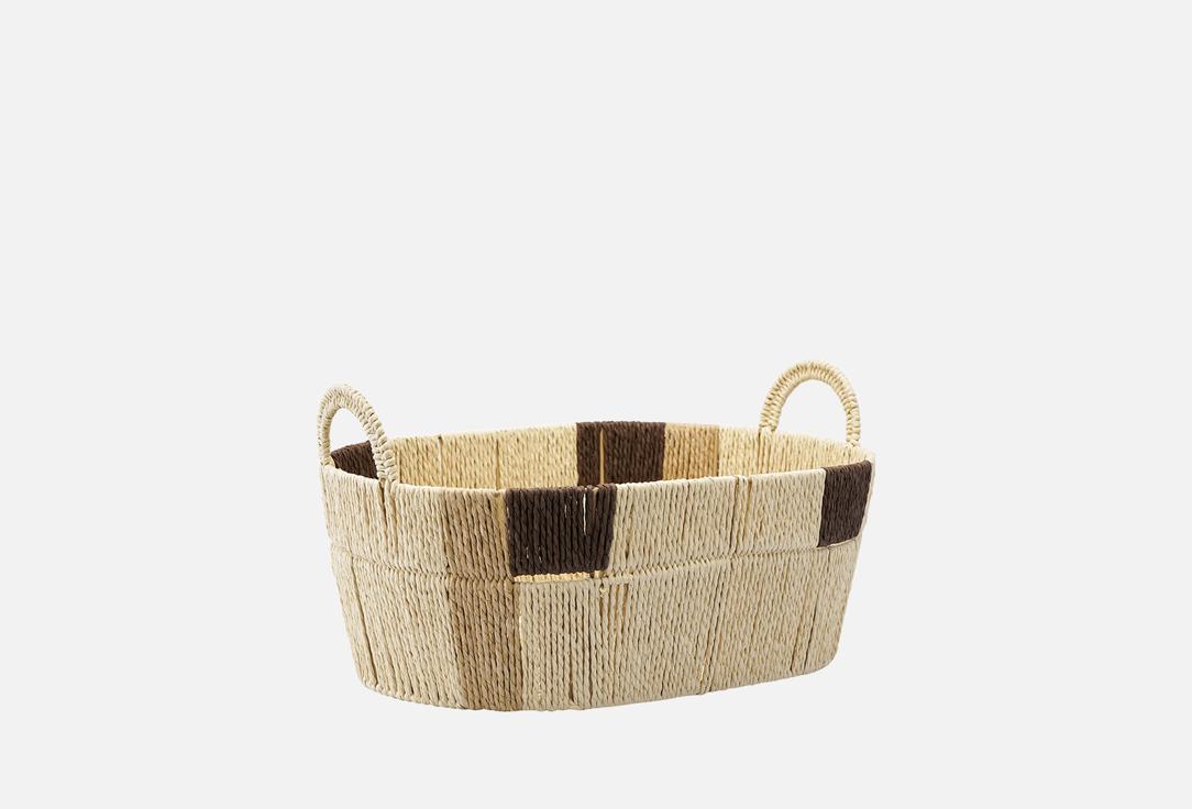 Корзина для белья плетеная TKANO, Бежевый, Bodhran Chocolate, Ethnic, S 1 шт
Корзина для белья плетеная TKANO, Бежевый, Bodhran Chocolate, Ethnic, S 1 шт