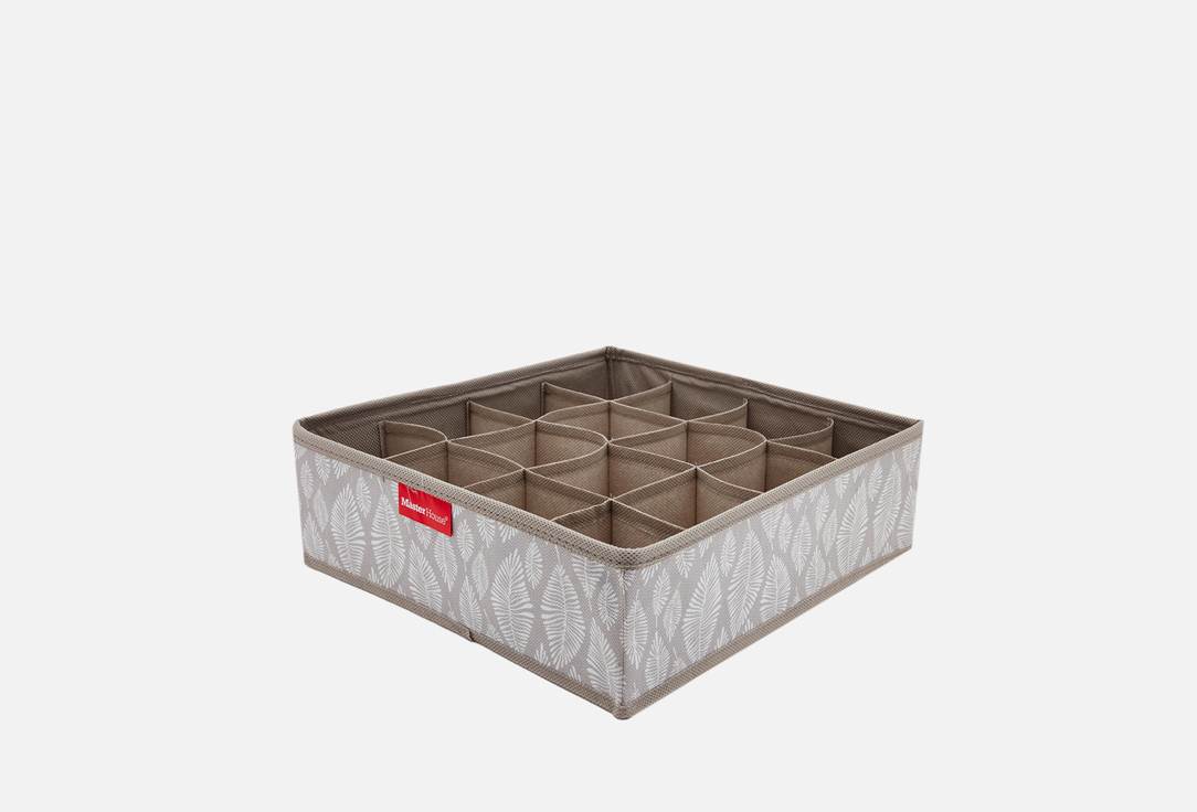 Органайзер для белья MASTER HOUSE, Серый, Листья 16 секций 1 шт
Органайзер для белья MASTER HOUSE, Серый, Листья 16 секций 1 шт