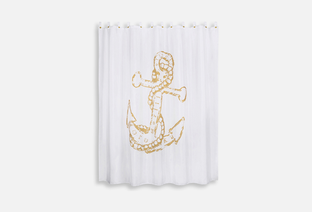 Занавеска для ванной комнаты MOROSHKA, Принт, Maritime, 200х200, white, gold 1 шт
Занавеска для ванной комнаты MOROSHKA, Принт, Maritime, 200х200, white, gold 1 шт