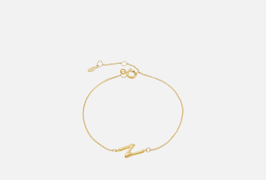 Позолоченный браслет с буквой TILDA, Letter N 1 шт
Позолоченный браслет с буквой TILDA, Letter N 1 шт