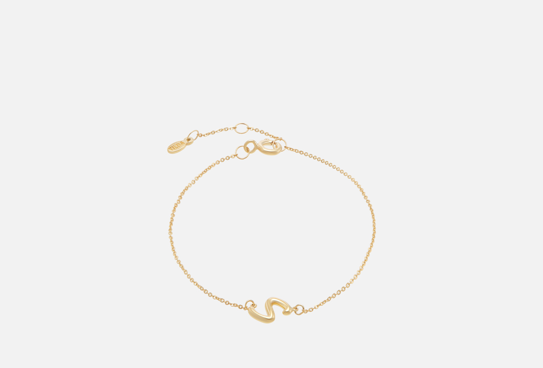 Позолоченный браслет с буквой TILDA, Letter S 1 шт
Позолоченный браслет с буквой TILDA, Letter S 1 шт