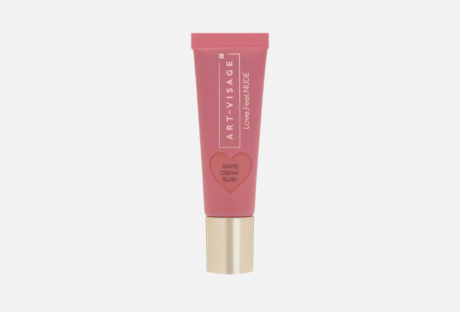 ART VISAGE Жидкие румяна для лица Love Feel NUDE matte cream blush Светло розовый мл