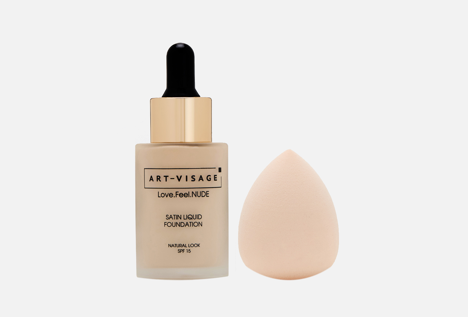 ART VISAGE Тональный крем для лица SPF 15 Love Feel Nude 402 Светло бежевый 34 мл купить