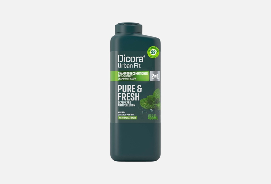 шампунь-кондиционер для волос против перхоти DICORA, Pure & fresh anti-dandruff 400 мл
шампунь-кондиционер для волос против перхоти DICORA, Pure & fresh anti-dandruff 400 мл