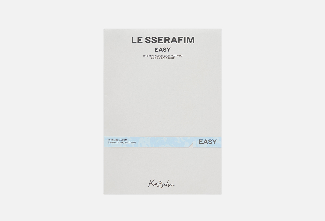Музыкальный альбом IM FEARLESS LE SSERAFIM, 3RD MINI ALBUM EASY COMPACT Ver. Random Ver. 1 шт
Музыкальный альбом IM FEARLESS LE SSERAFIM, 3RD MINI ALBUM EASY COMPACT Ver. Random Ver. 1 шт