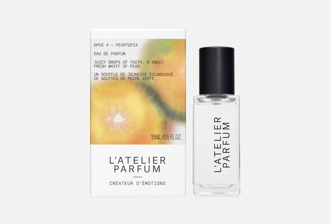 Парфюмерная вода L'ATELIER PARFUM, PEARTOPIA 15 мл
Парфюмерная вода L'ATELIER PARFUM, PEARTOPIA 15 мл