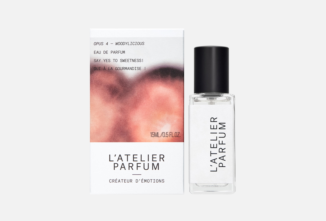 Парфюмерная вода L'ATELIER PARFUM, WOODYLICIOUS 15 мл
Парфюмерная вода L'ATELIER PARFUM, WOODYLICIOUS 15 мл