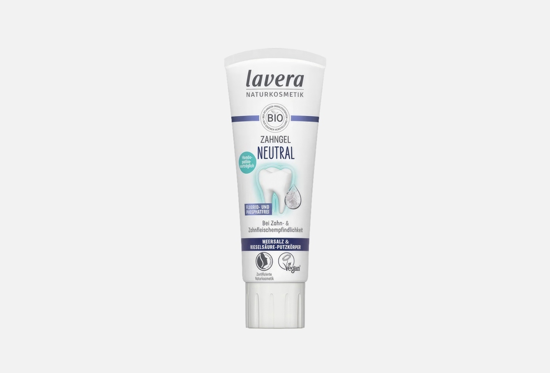 Гипоаллергенная зубная паста LAVERA, Neutral TOOTH GEL 75 мл
Гипоаллергенная зубная паста LAVERA, Neutral TOOTH GEL 75 мл