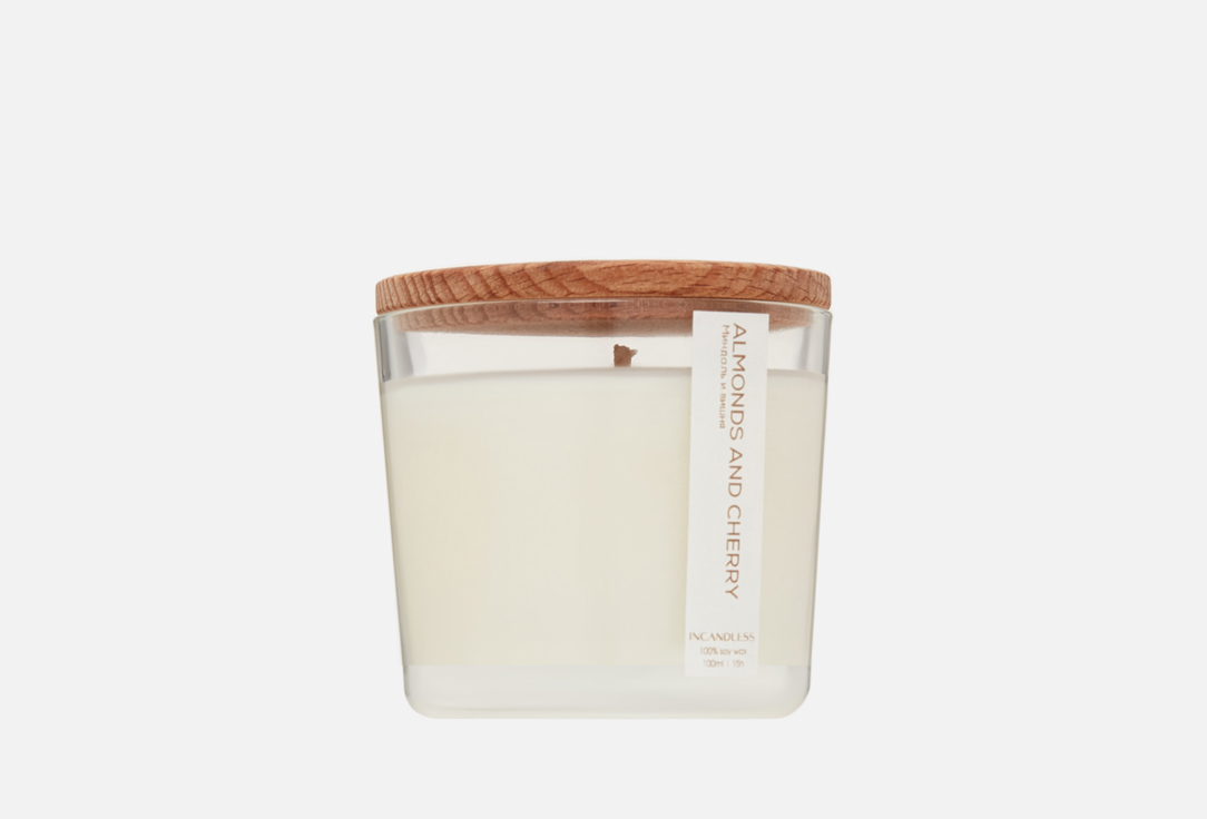 Ароматическая свеча INCANDLESS, BASE, Миндаль и вишня 100 мл
Ароматическая свеча INCANDLESS, BASE, Миндаль и вишня 100 мл