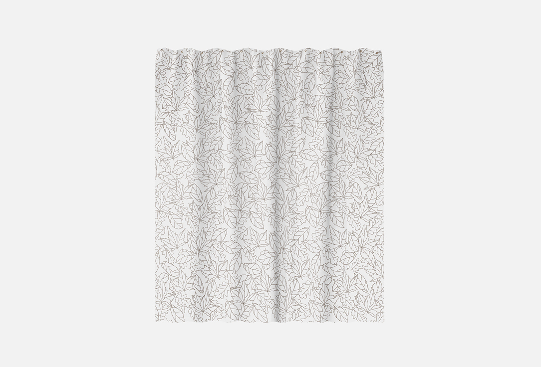 Штора для ванной комнаты MOROSHKA, Shelest, тканевая, белый серый, 180х200 см 1 шт
Штора для ванной комнаты MOROSHKA, Shelest, тканевая, белый серый, 180х200 см 1 шт