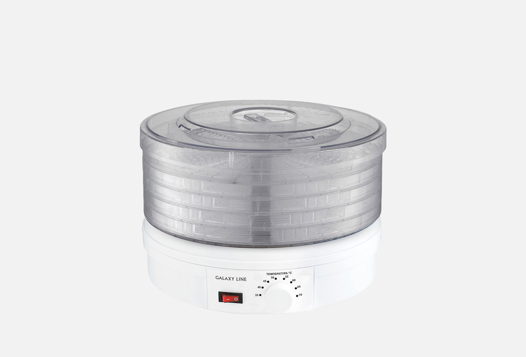 Электросушилка для овощей и фруктов GALAXY LINE, GL 2633, white 1 шт
Электросушилка для овощей и фруктов GALAXY LINE, GL 2633, white 1 шт