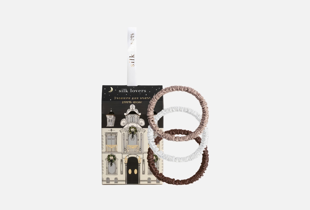 Набор шелковых резинок для волос SILK LOVERS, MINI New Year: белый, кофе, шоколад 3 шт
Набор шелковых резинок для волос SILK LOVERS, MINI New Year: белый, кофе, шоколад 3 шт