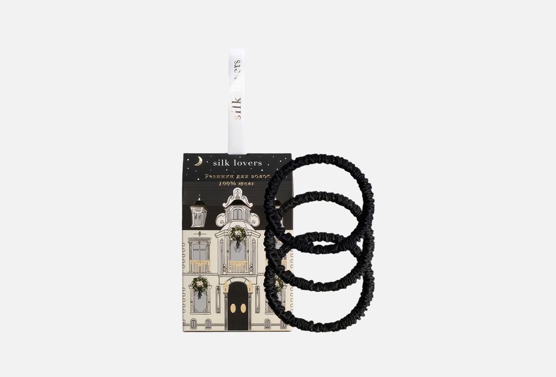 Набор шелковых резинок для волос SILK LOVERS, MINI New Year: черный, черный, черный 3 шт
Набор шелковых резинок для волос SILK LOVERS, MINI New Year: черный, черный, черный 3 шт