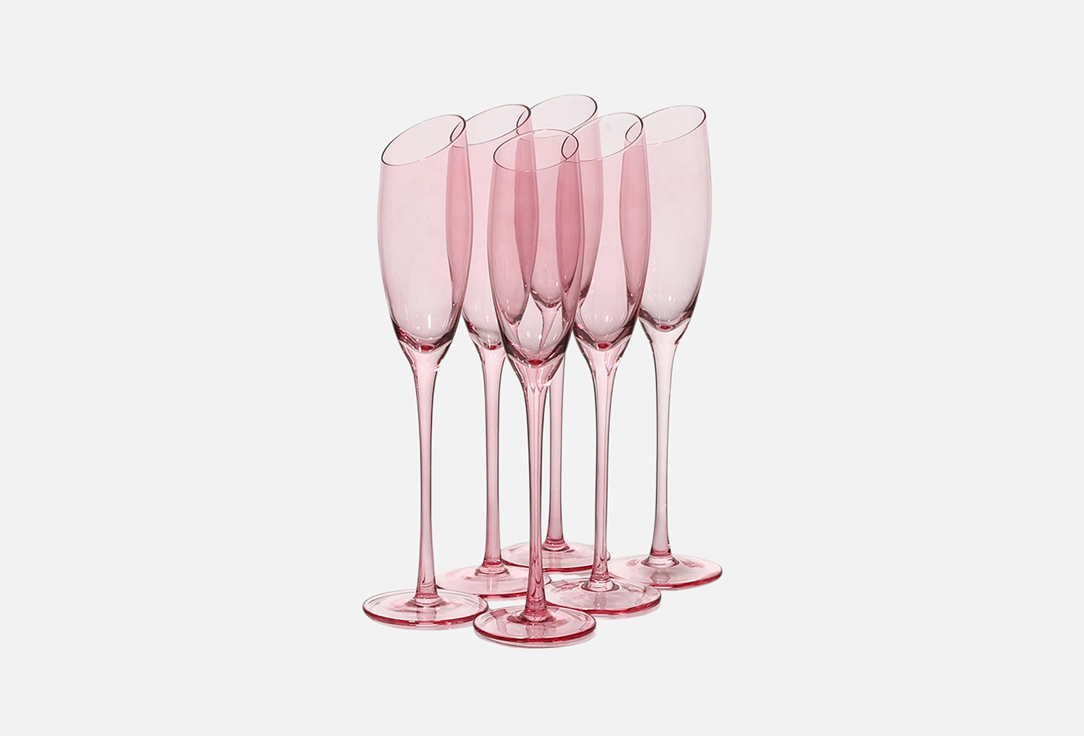 Набор бокалов для шампанского MAGISTRO, Иллюзия, 5,5х27,5 см, розовый 6 шт
Набор бокалов для шампанского MAGISTRO, Иллюзия, 5,5х27,5 см, розовый 6 шт