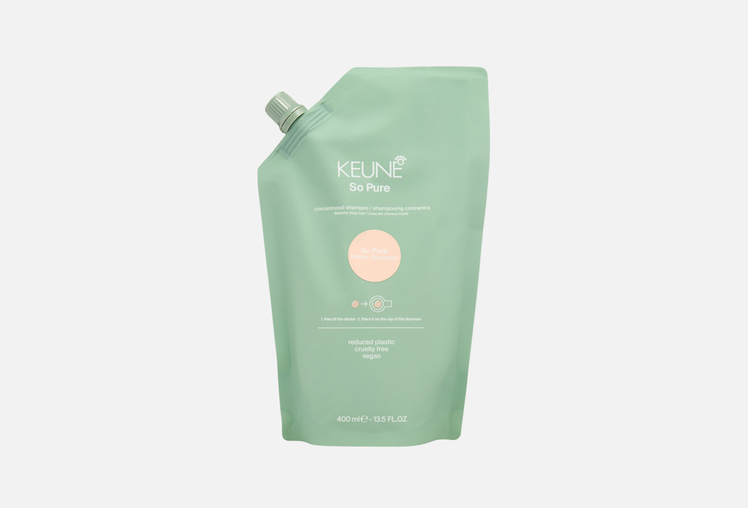рефил шампуня для волос KEUNE, So pure smoothing 400 мл
рефил шампуня для волос KEUNE, So pure smoothing 400 мл