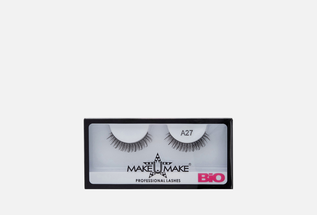 Накладные ресницы MAKE U MAKE, Natural false eyelashes BIO A27 1 пар
Накладные ресницы MAKE U MAKE, Natural false eyelashes BIO A27 1 пар