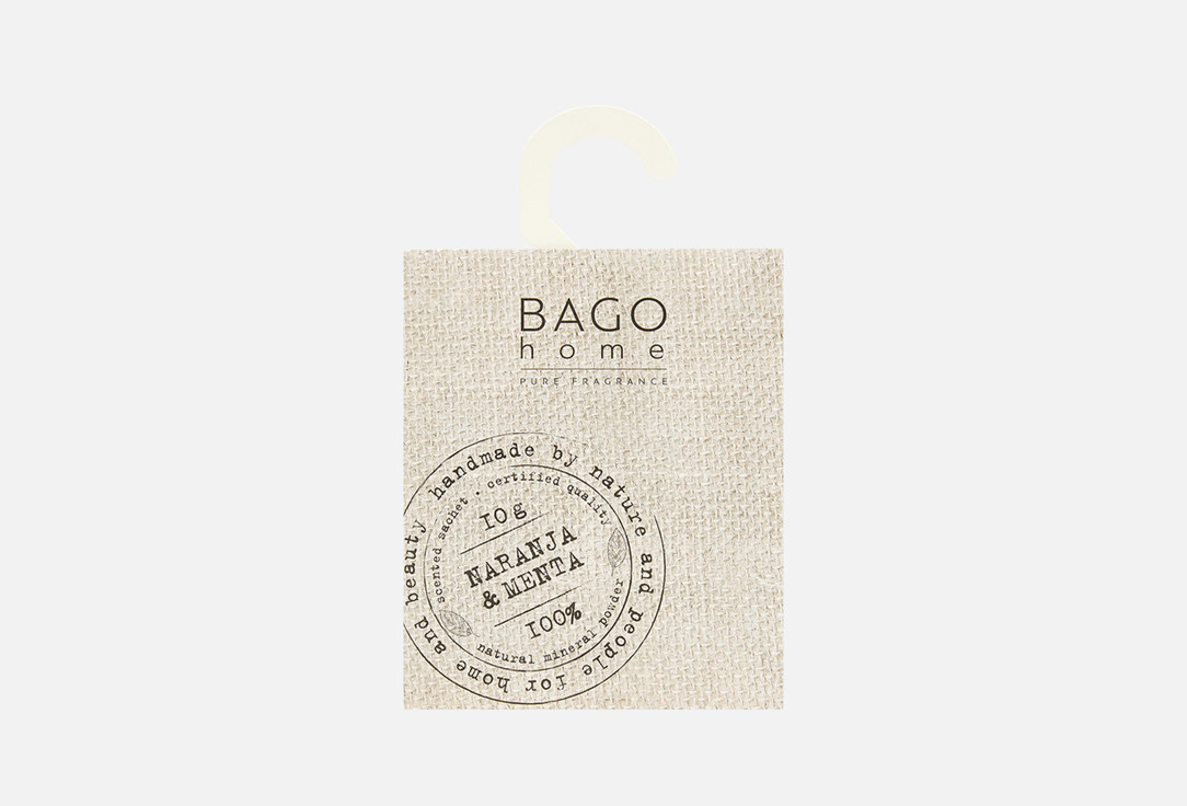 Ароматическое саше BAGO HOME, Мята и апельсин 10 г
Ароматическое саше BAGO HOME, Мята и апельсин 10 г