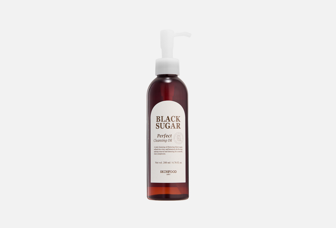 Очищающее масло для лица SKINFOOD, Black Sugar Perfect 200 мл
Очищающее масло для лица SKINFOOD, Black Sugar Perfect 200 мл