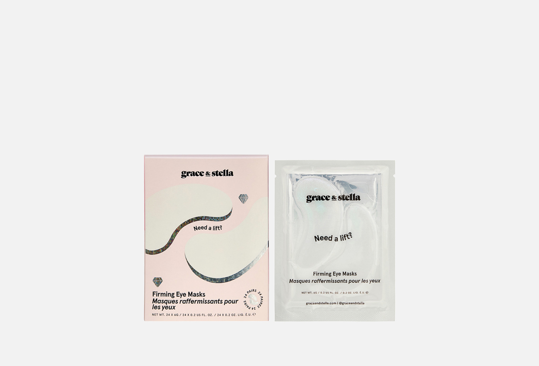 Укрепляющие патчи для глаз GRACE AND STELLA, Peptide 24 пар
Укрепляющие патчи для глаз GRACE AND STELLA, Peptide 24 пар