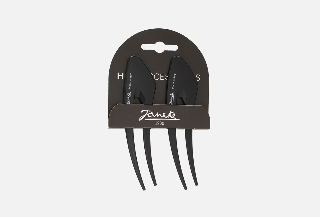 Набор заколок для волос JANEKE, Big Black 2 шт
Набор заколок для волос JANEKE, Big Black 2 шт